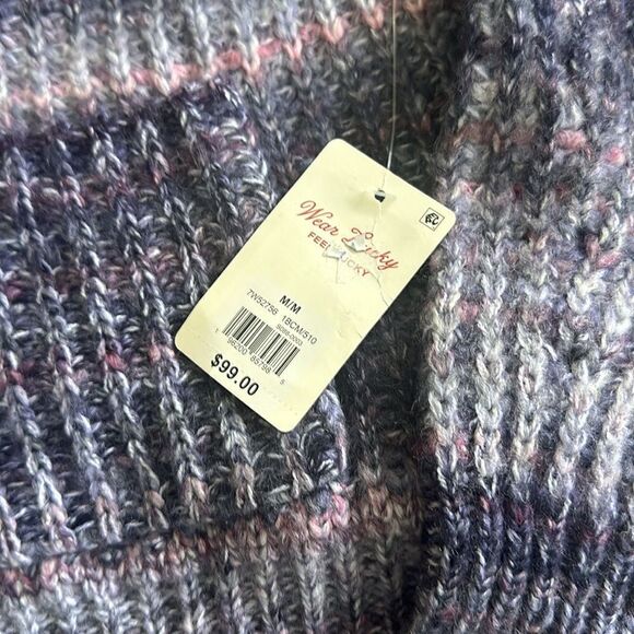 Lucky Brand Purple Knit Cardigan - Picture 6 of 8